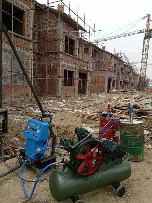 建筑保溫采用聚氨酯噴涂發泡機施工常用措施(圖2) 聚氨酯噴涂發泡機建筑保溫施工案例